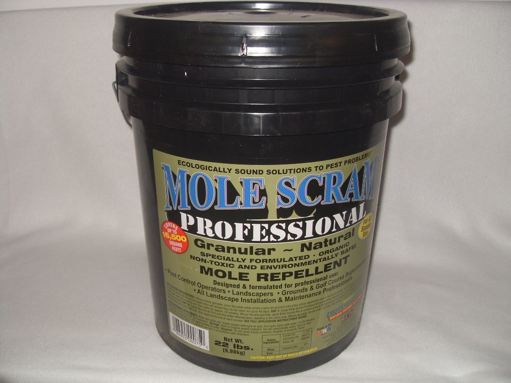 Mole Scram Professional Repellent - 22 Lbs