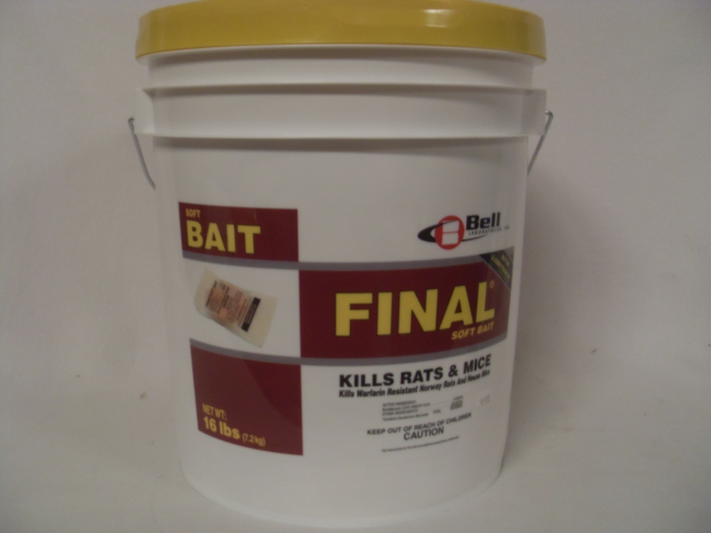 Final Soft Bait with Lumitrack Rat Mice Rodenticide Poison - 16 Lbs