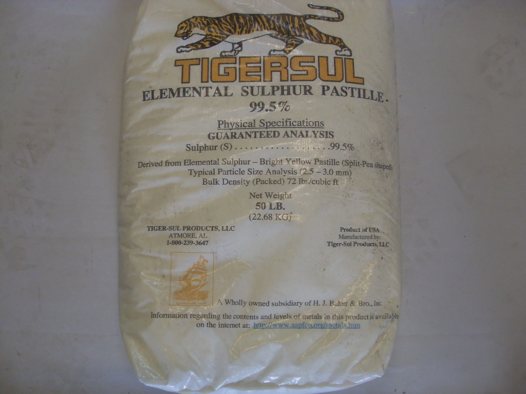 Elemental Sulfur Pastille 99% Industrial Grade - 50 Lb