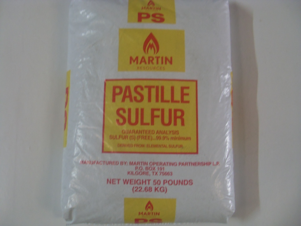 Elemental Sulfur Pastille 99% Industrial Grade - 50 Lb