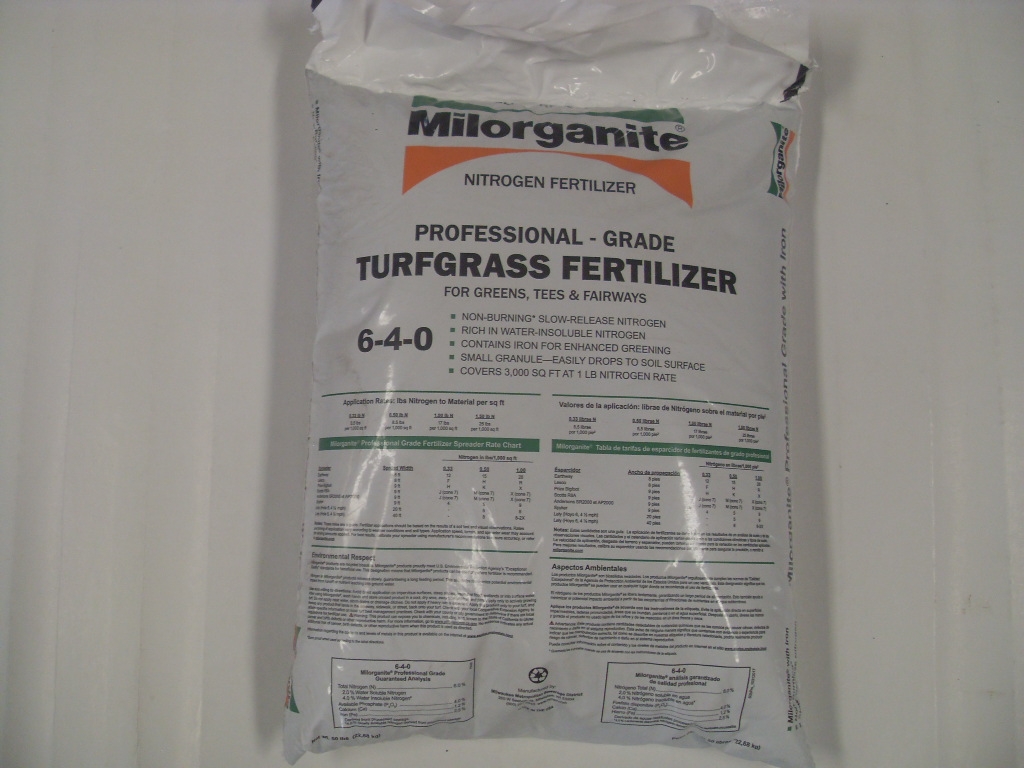 Milorganite 6-4-0 Professional Greens 2.5% Iron - 50 Lbs