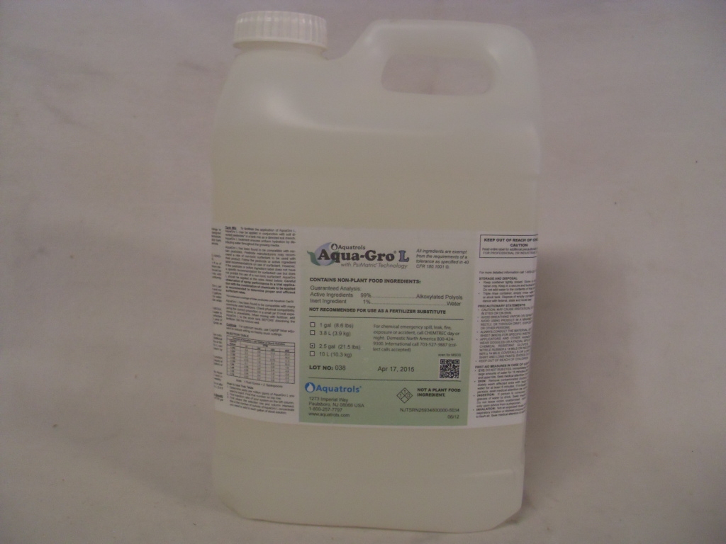 Aquatrols AquaGro L w/ PsiMatric Wetting Agent - 1 - 2.5 Gal