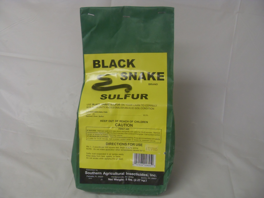 Black Snake Pulverized Sulfur - 5 Lbs