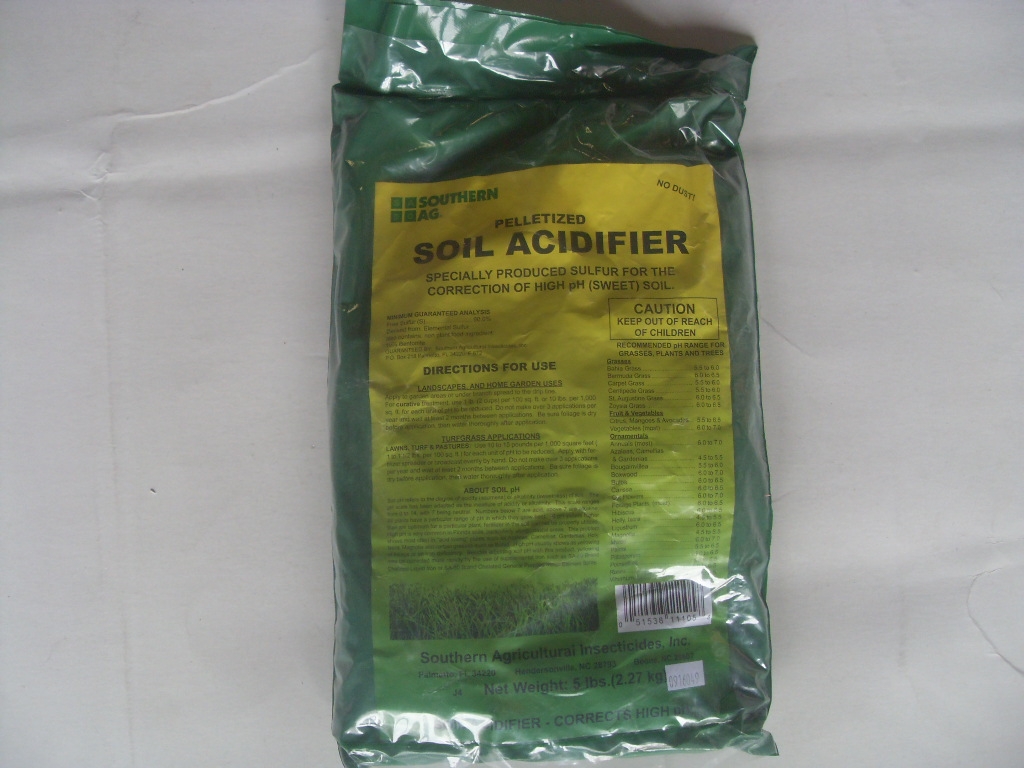 Soil Acidifier Pelletized Sulfur 5 - 50 Lb