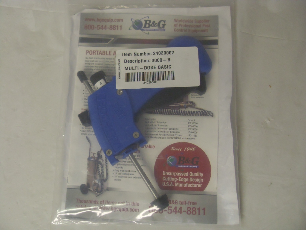 B&G Multi-Dose Bait Gun 3000, 3000-B, 3000-DL Kit