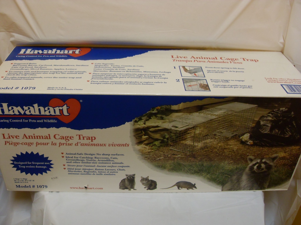 Havahart 1079 Large 1-Door Cage Trap 32 x 10 x 12