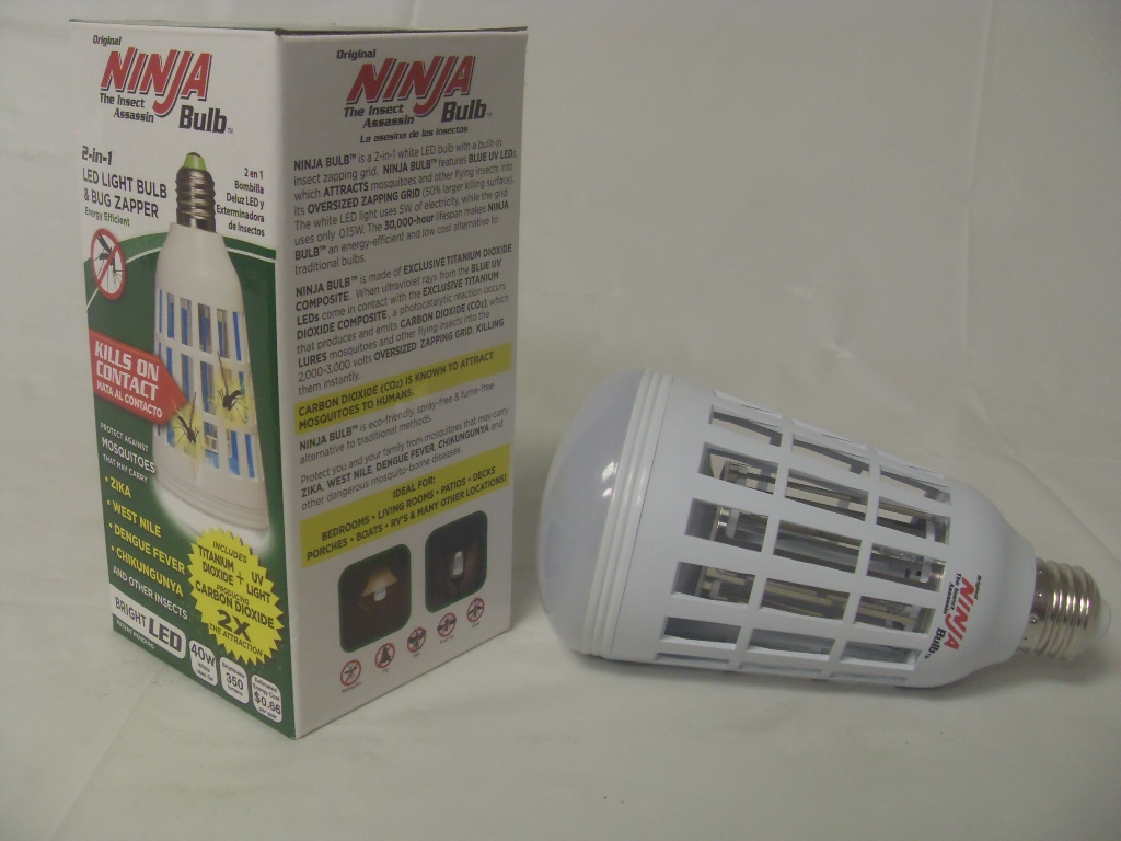 Ninja 2-in-1 LED Light Bulb and Bug Zapper