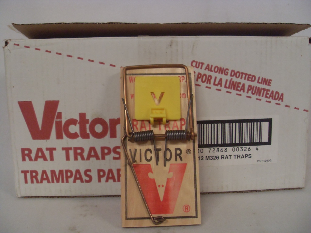 Victor Rat Traps M326 - 12 Snap Traps