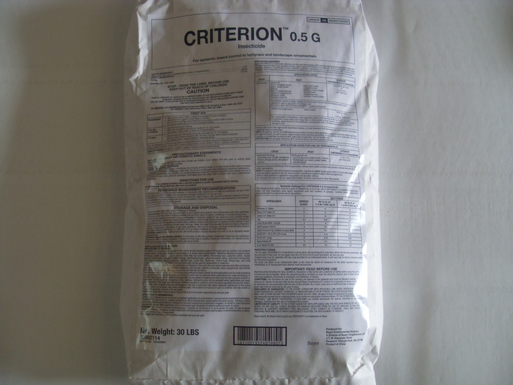 Imidacloprid 0.5 G Generic Merit Criterion - 30 Lb