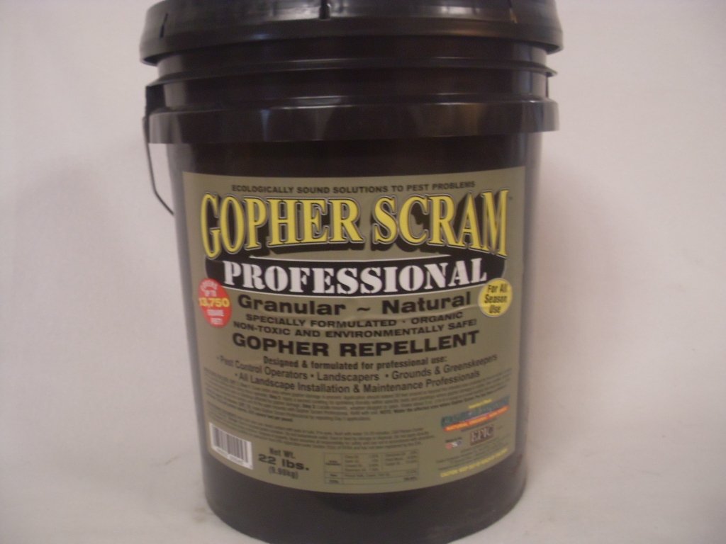 Gopher Scram Professional Repellent - 22 Lb