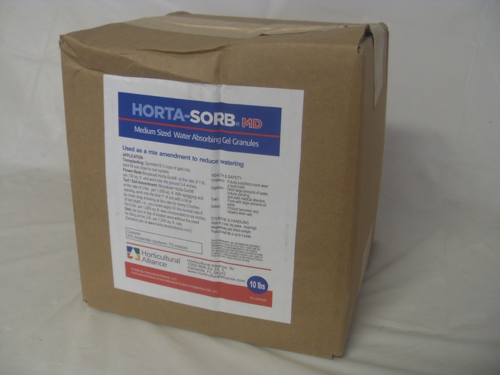 Horta-Sorb Water Management Gel Polymers - MD, LG