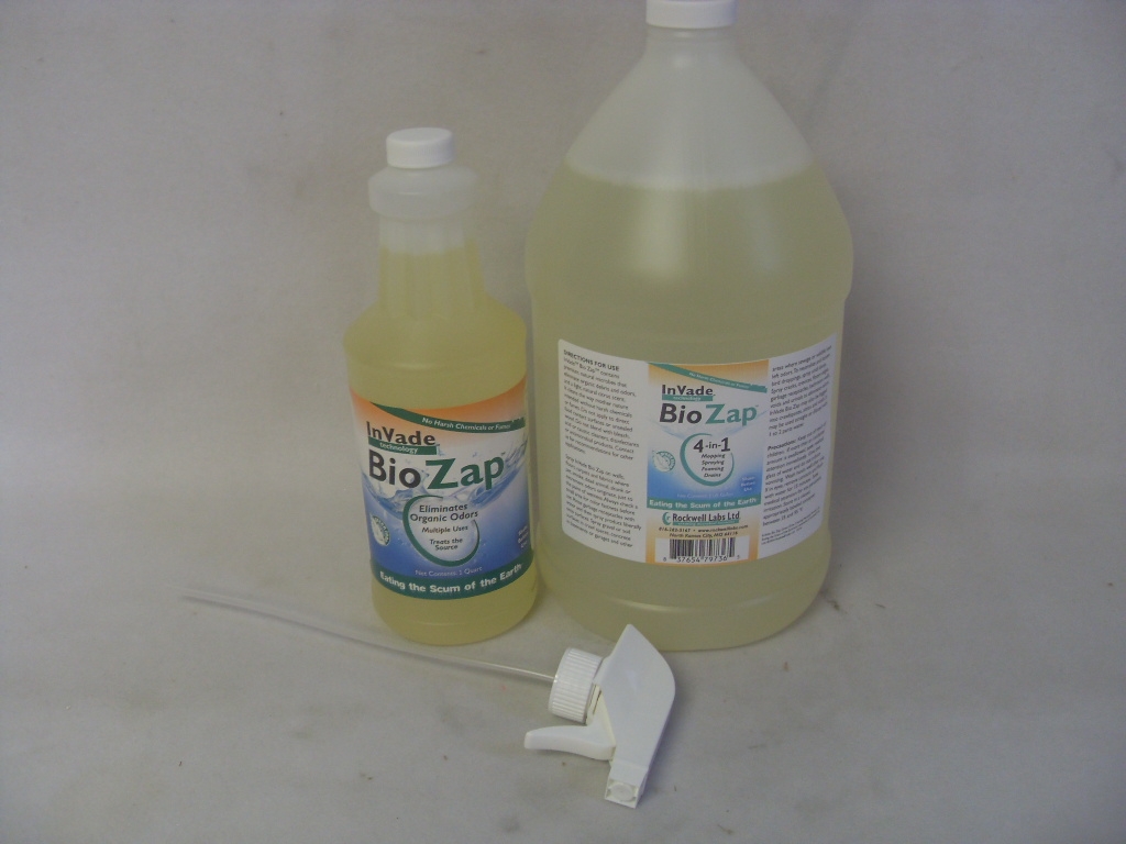 InVade Bio Zap Odor Remover - Qt - Gal