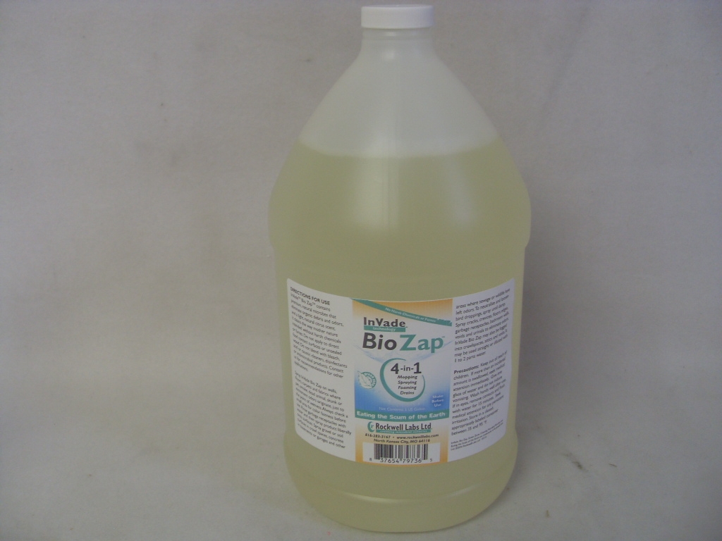 InVade Bio Zap Odor Remover - Qt - Gal