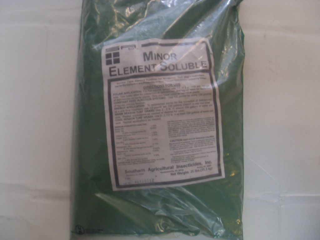 Minor Elements Soluble Nutritional - 25 Lbs