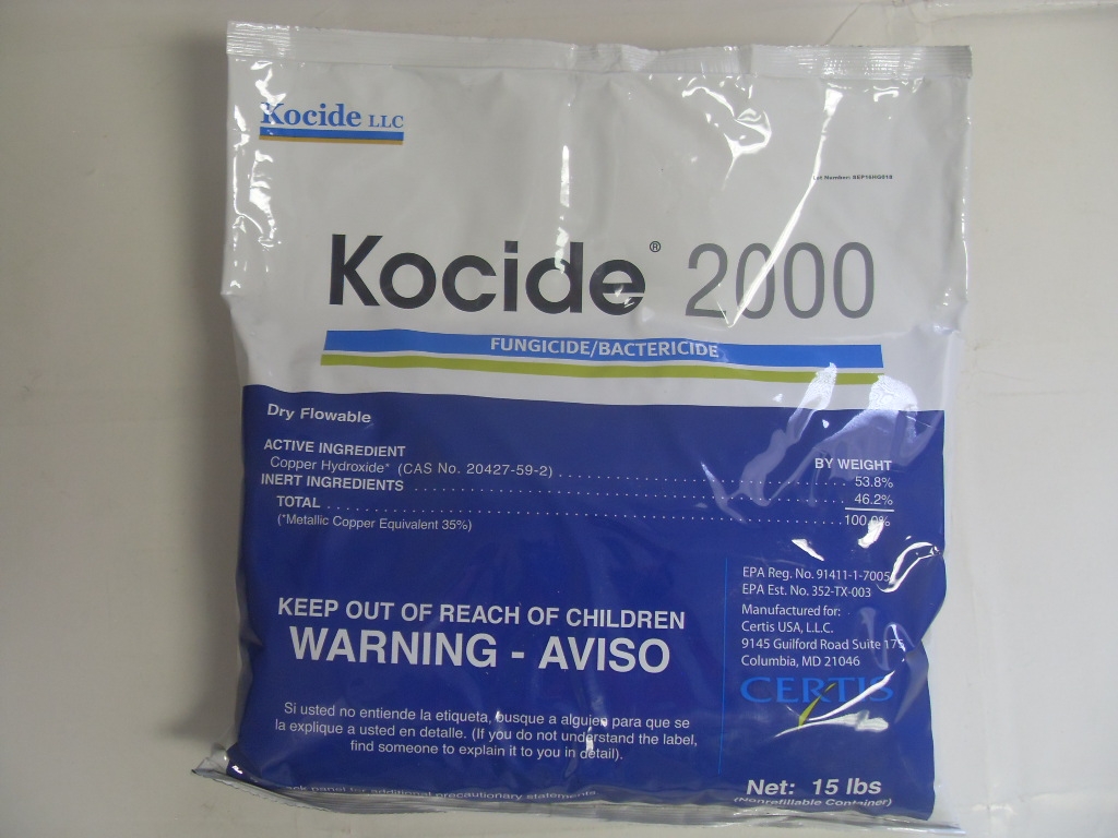 DuPont Kocide 2000 DF Fungicide Bactericide - 15 Lb