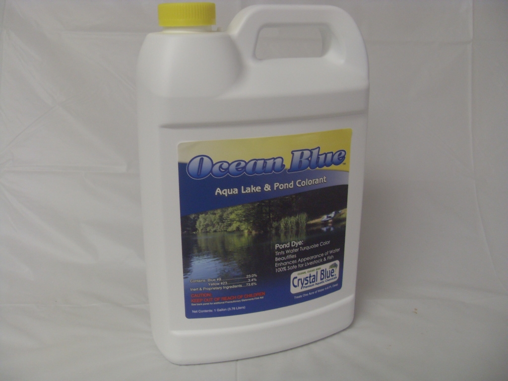 Ocean Blue Turquoise Lake Pond Dye - Gallon