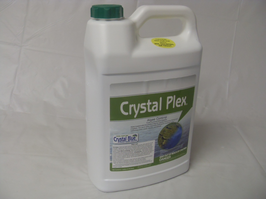 Crystal Plex Algaecide Control Copper Sulfate - Gallon