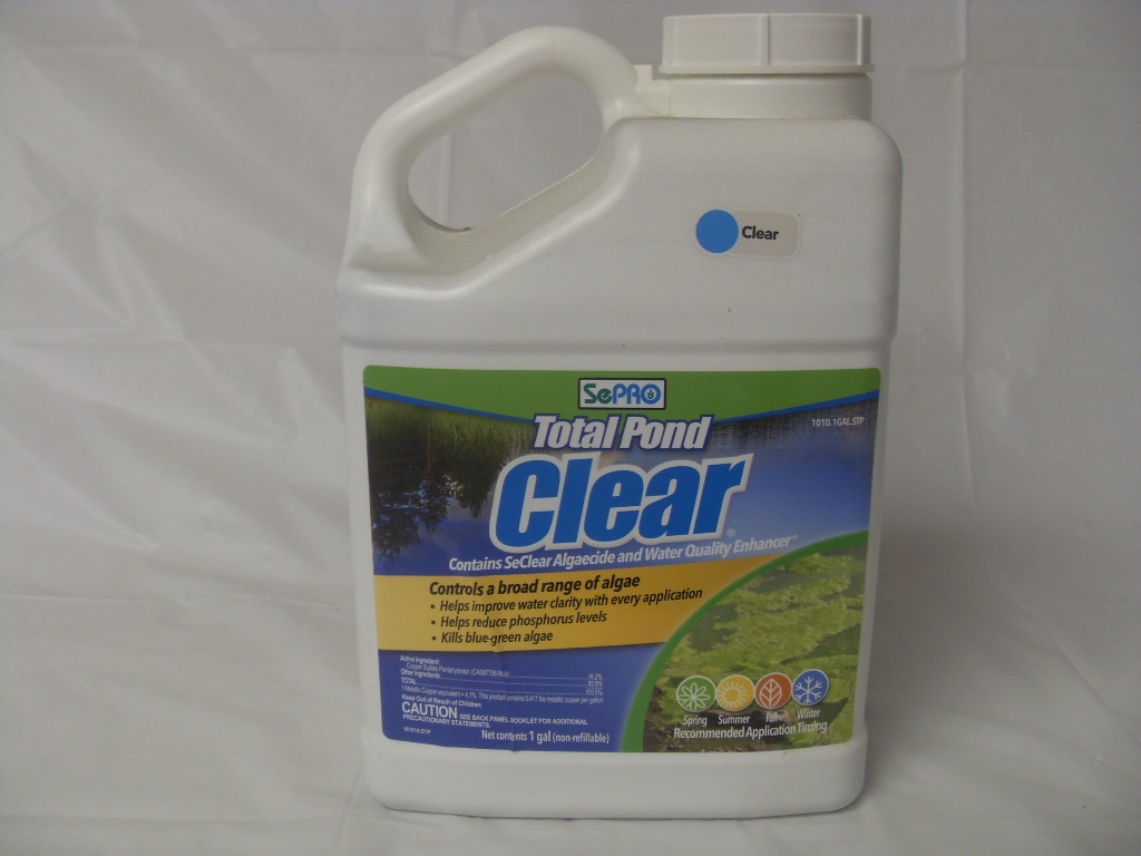 SePRO Total Pond Clear Copper Sulfate Algaecide - Gallon