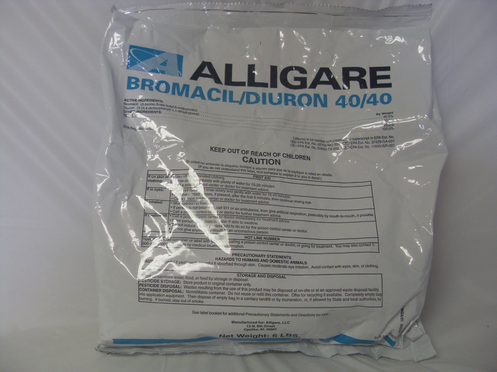 Alligare Bromacil Diuron 40 40 Herbicide Krovar - 6 Lbs