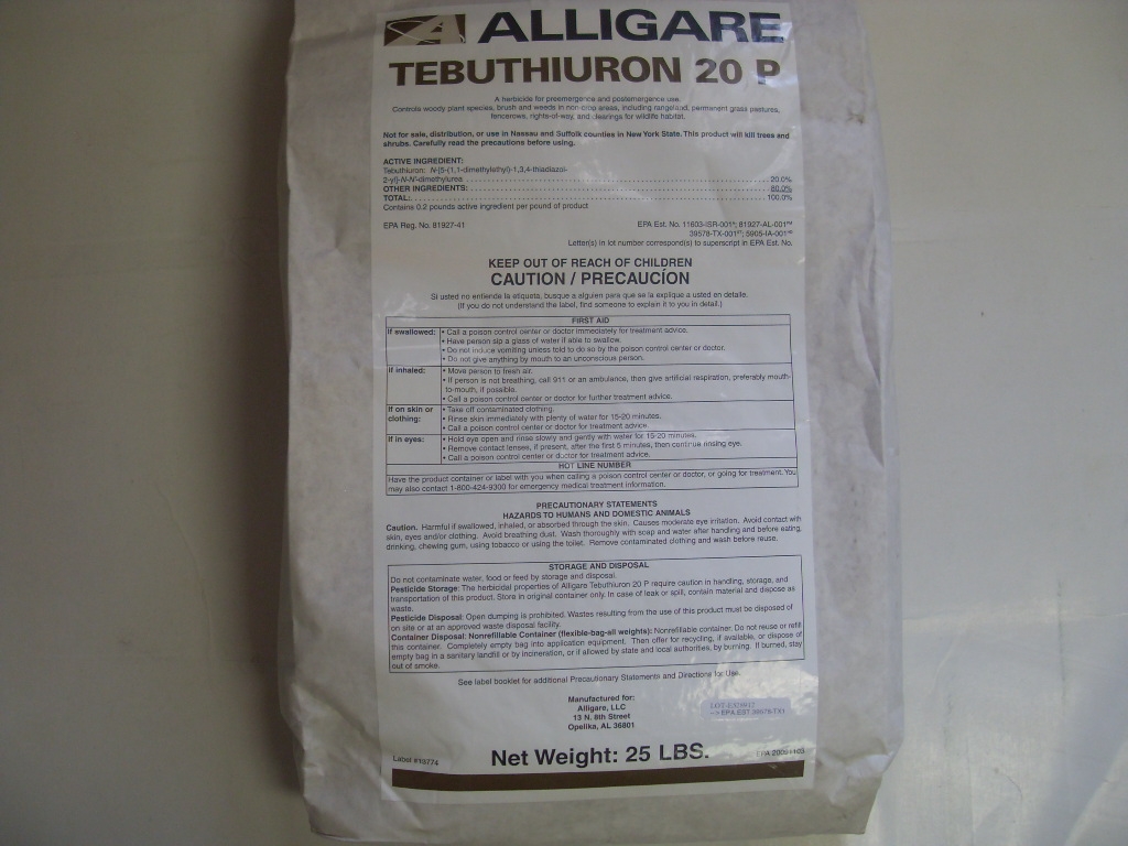 Alligare Tebuthiuron 20P Herbicide Spike 20P - 25 Lb