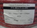 Chemtrol Red Spray Hose – 1/2 in x 200 ft 300 psi