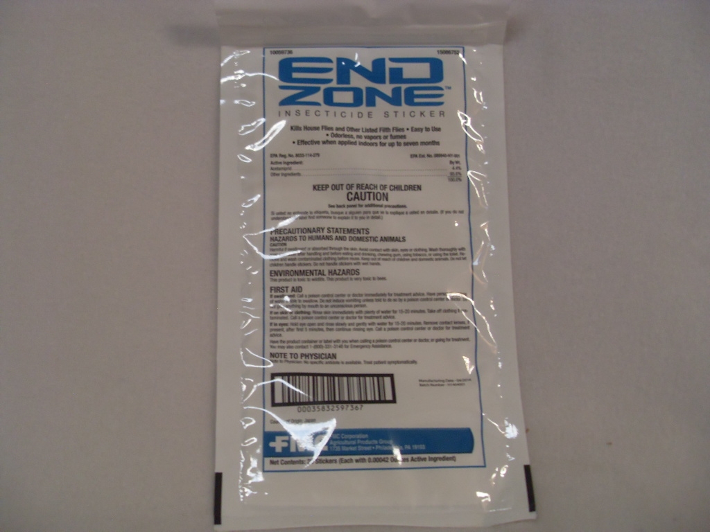 EndZone Insecticide Sticker for Fly - Pack (20 Stickers)