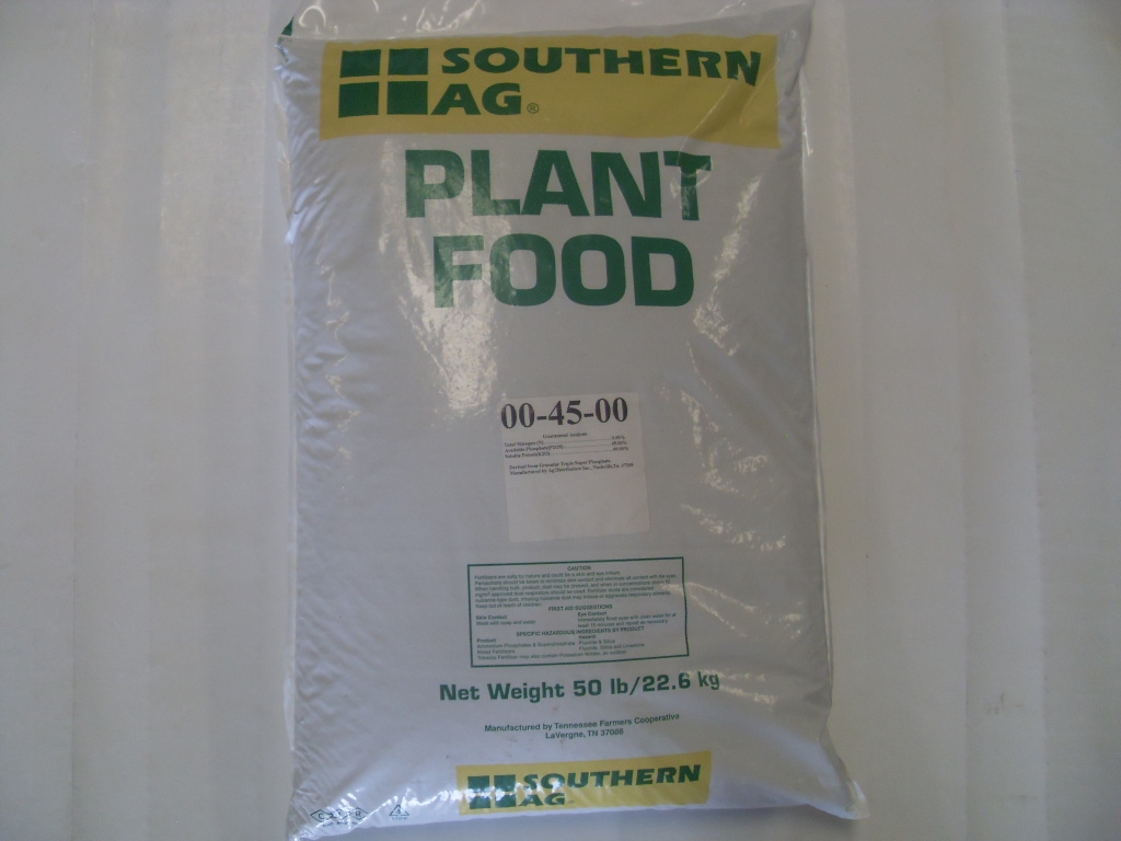 Triple Superphosphate Fertilizer 0-45-0 - 50 Lbs