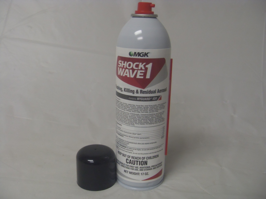 Shockwave 1 Flushing Killing & Residual Aerosol - 17 Oz