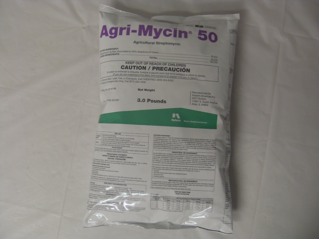 Agri Mycin 50 Fungicide Bactericide - 3 Lb