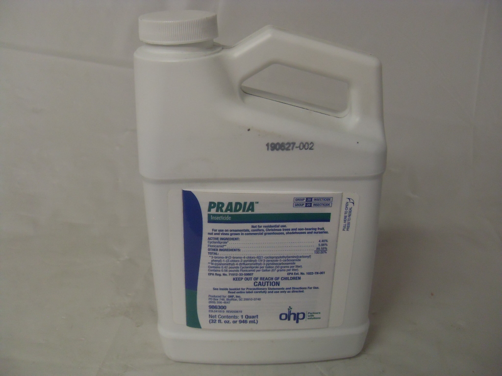 Pradia Insecticide Cyclaniliprole for Greenhouses - Qt