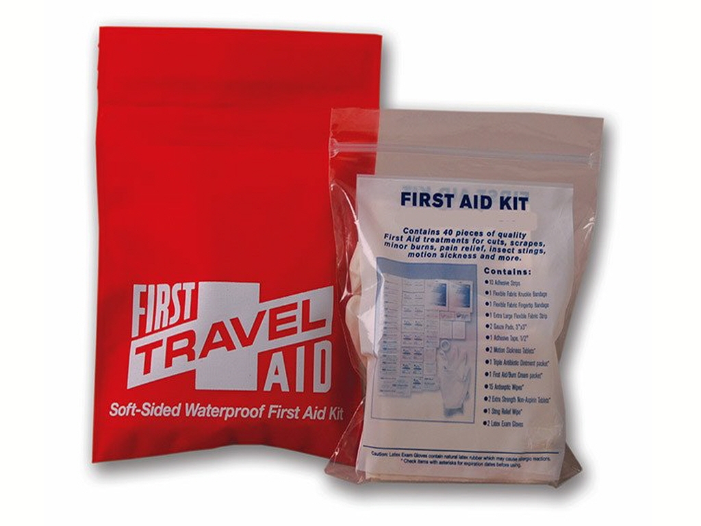 First Aid Kit Fits In A Vehicle Glove Box - Travel, 10 Person