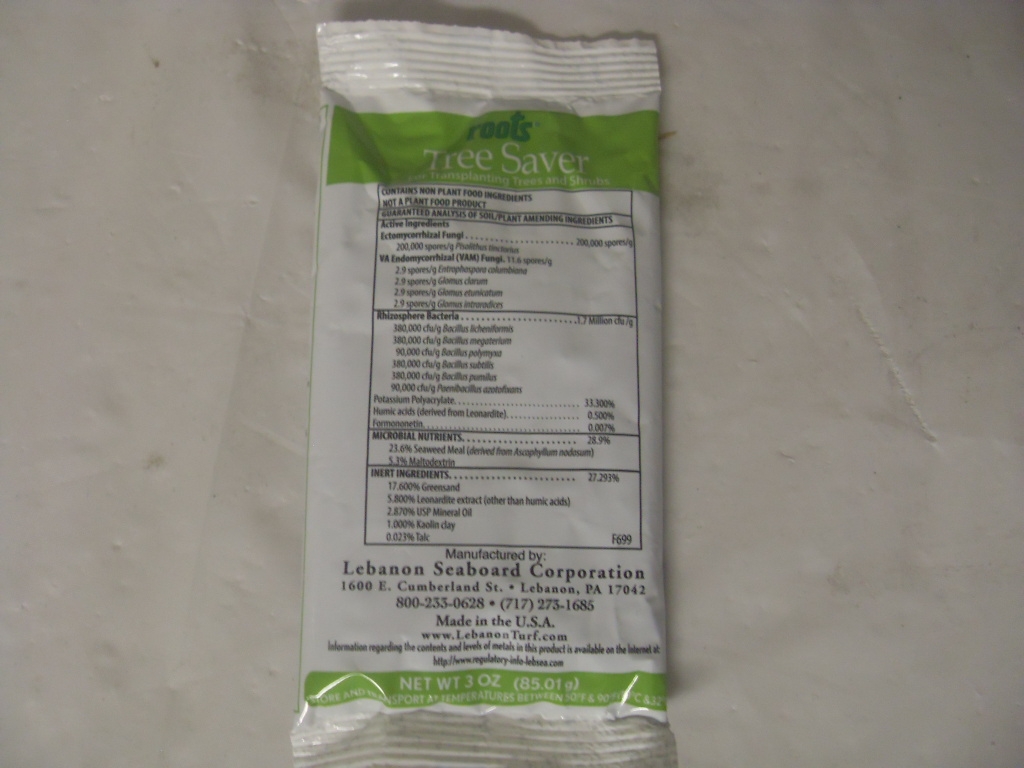 Roots Tree Saver - 3 Oz Packet