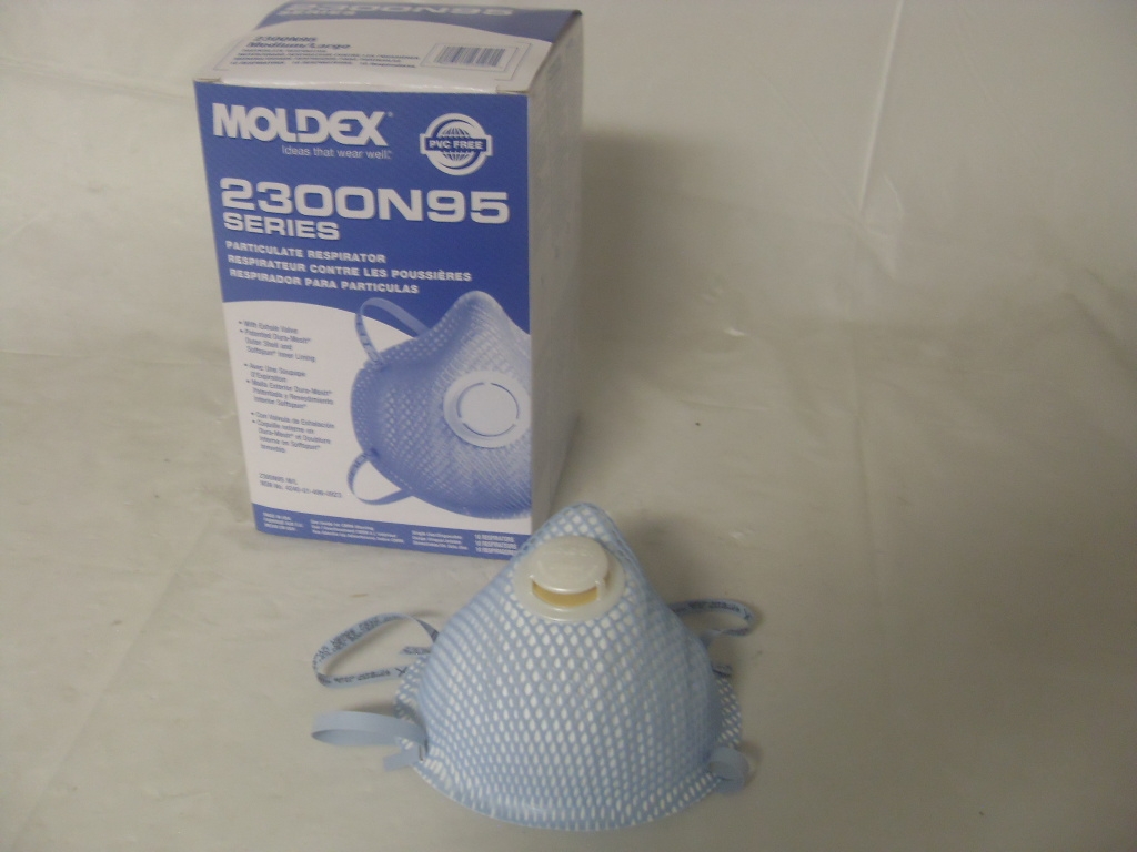 Moldex 2300N95 Particulate Respirator with Valve - Box of 10