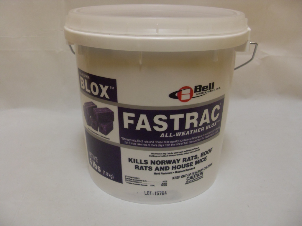 Fastrac All Weather Blox Rodenticide Bait - 4 Lbs