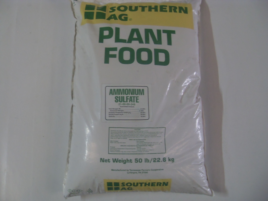 Ammonium Sulfate 21-0-0 Fertilizer - 50 Lbs