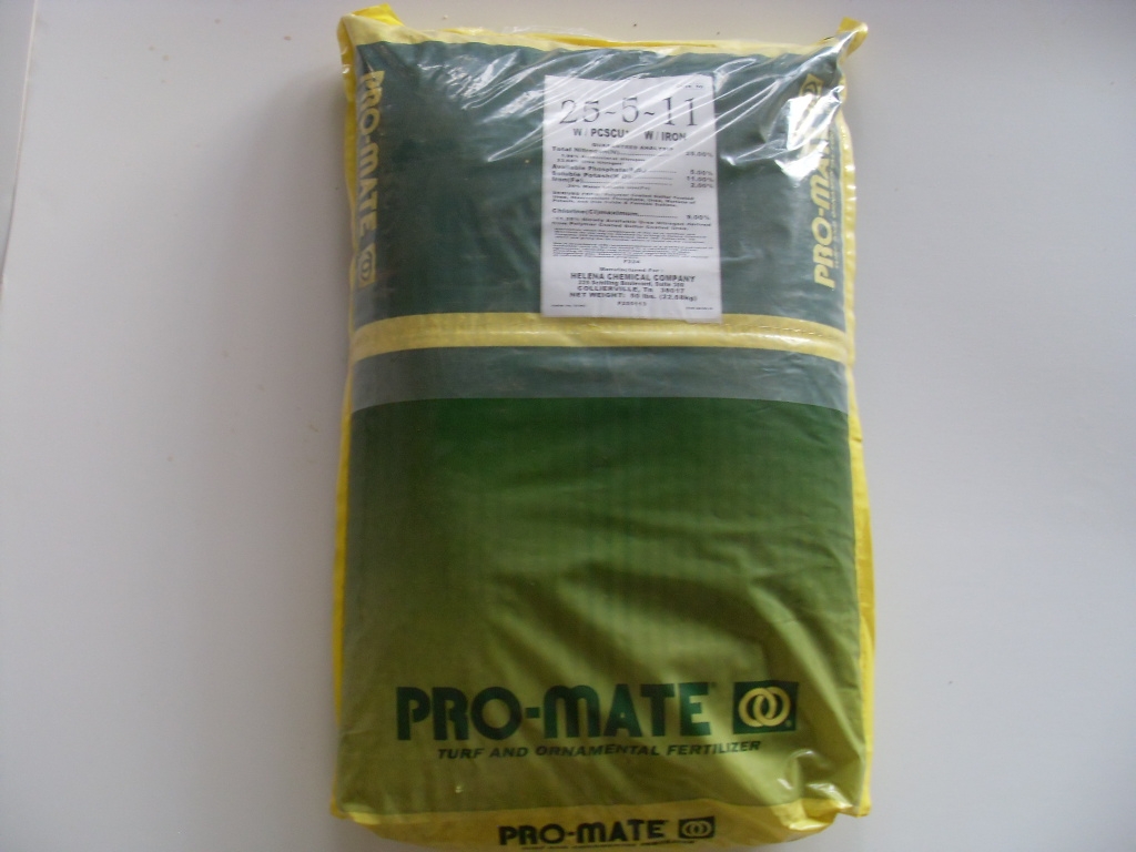 Pro-Mate 25-5-11 50% pcscu 2% Iron Granular Fertilizer - 50 Lb