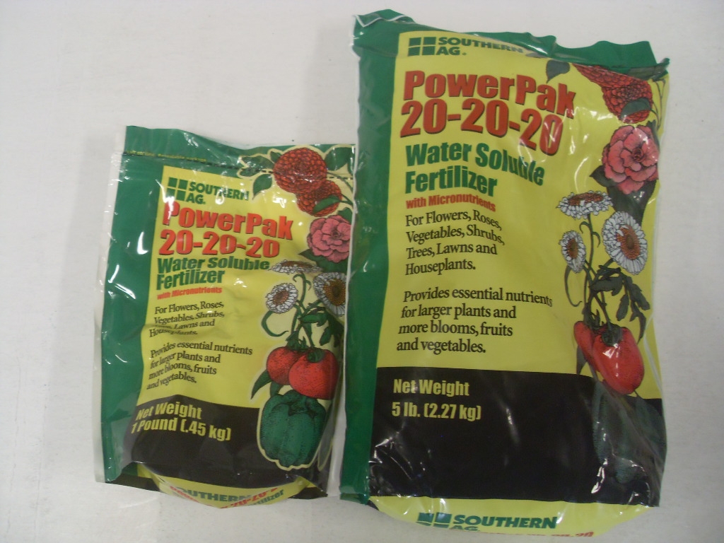 PowerPak 20-20-20 Water Soluble Fertilizer - 1 - 5 Lb