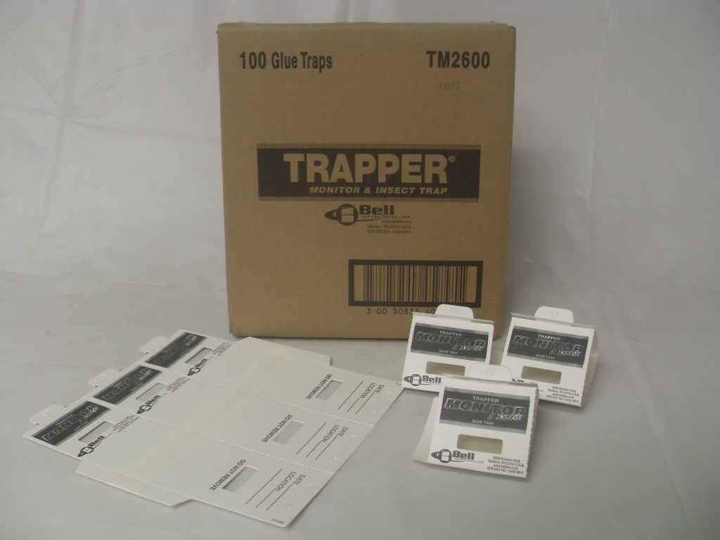 Trapper Monitor & Insect Trap - Pack of 100 Boards (300 Traps)