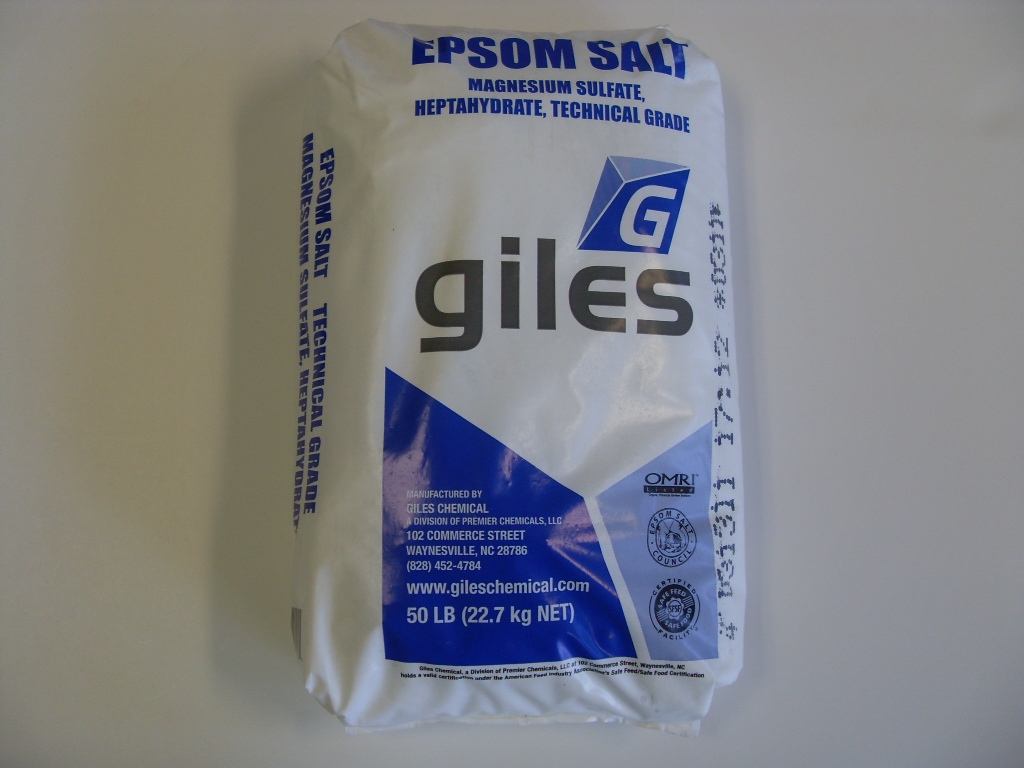 Magnesium Sulfate Heptahydrate (Epsom Salt) - 50 Lbs