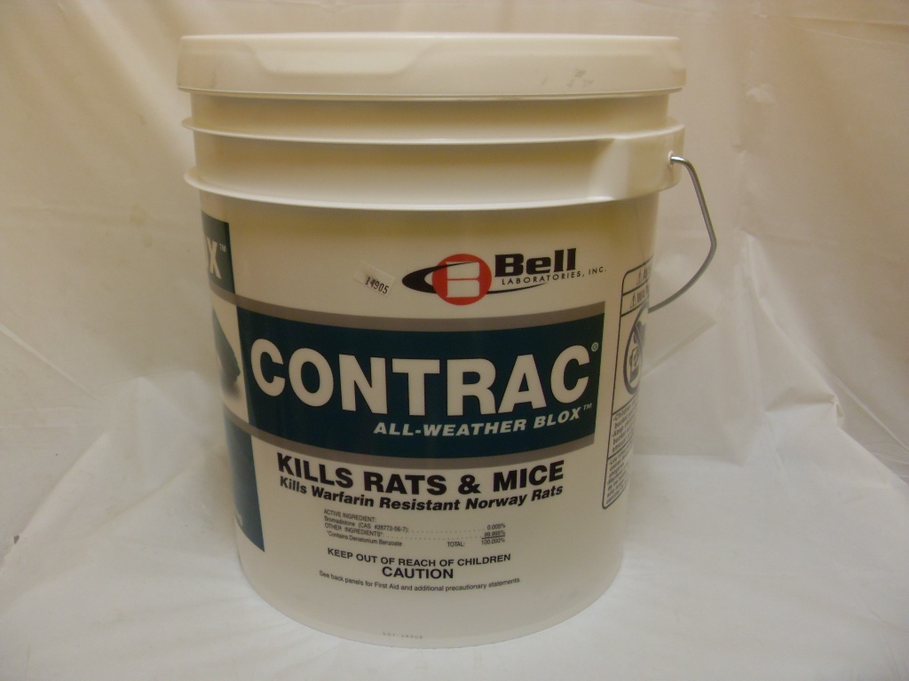 Contrac All Weather Blox Rodenticide - 18 Lb Pail