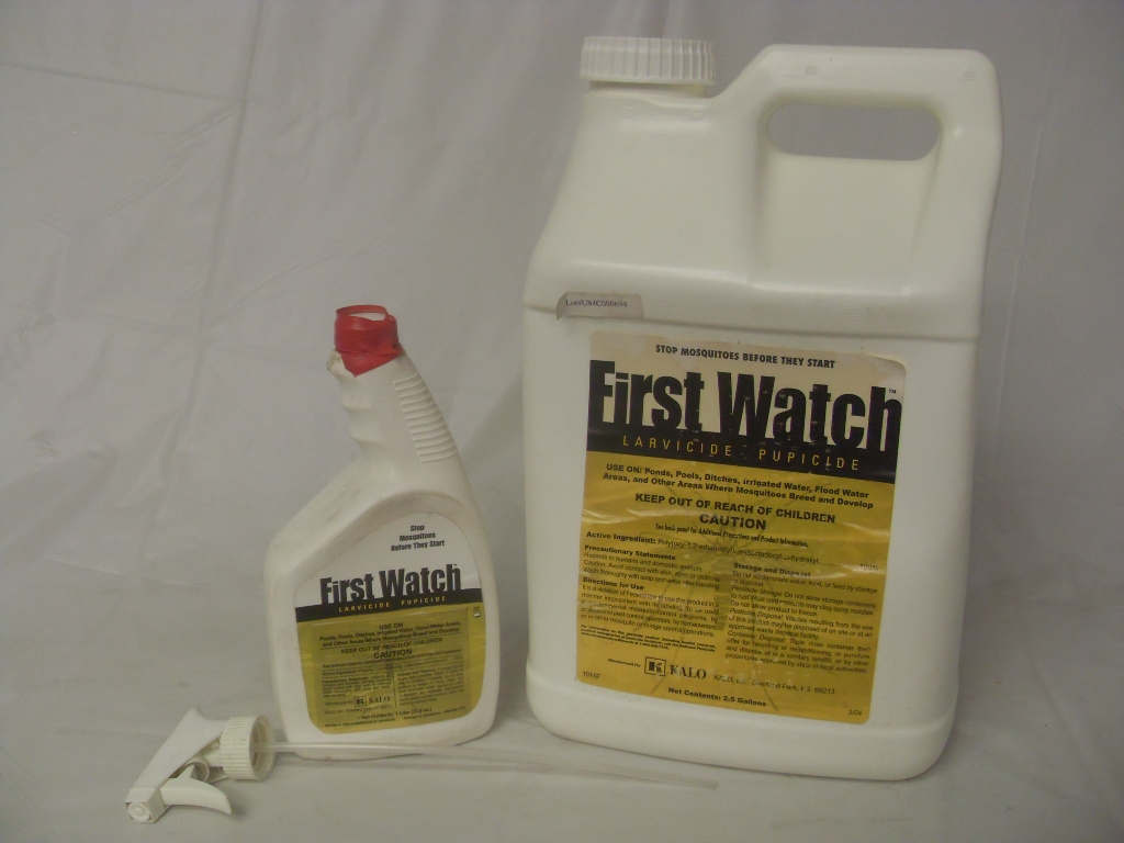 First Watch Larvicide Pupicide for Mosquitoes - Liter - 2.5 Gal