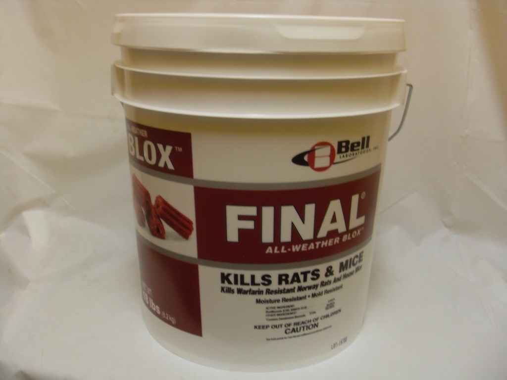 Final All Weather Blox Poison Rodenticide - 18 Lb