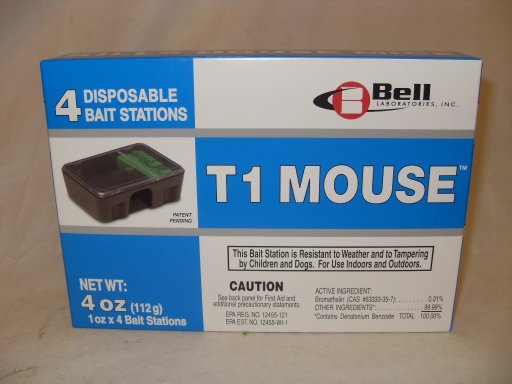 T1 Mouse Disposable Bait Stations DM4814 - 4 Packs