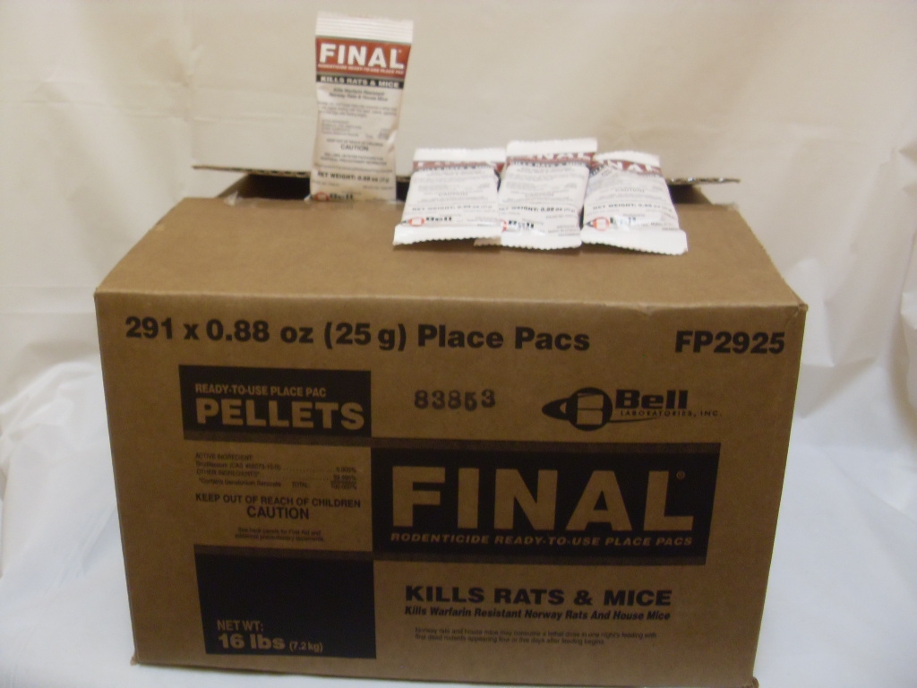 Final Place Pacs Pellets - 291 x 25 Gram Pacs