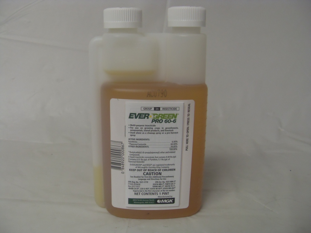 Evergreen Pro 60-6 Pyrethrin Insecticide - Pt - Gallon