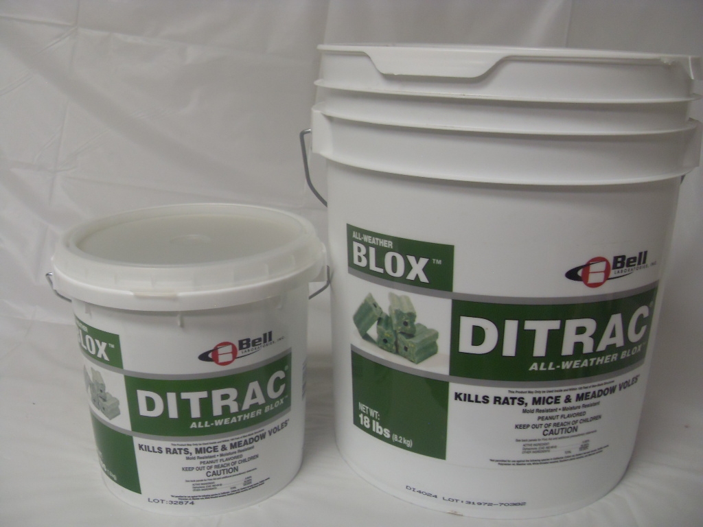 Ditrac All Weather Blox Diphacinone - 4 - 18 Lb