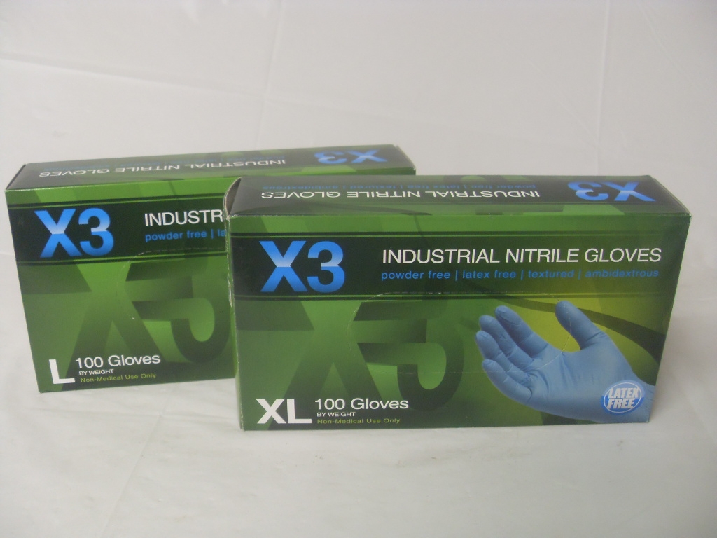 Nitrile Disposable Glove Industrial Grade - Box of 100