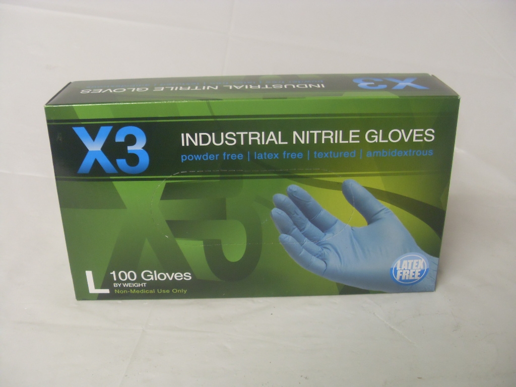 Nitrile Disposable Glove Industrial Grade - Box of 100