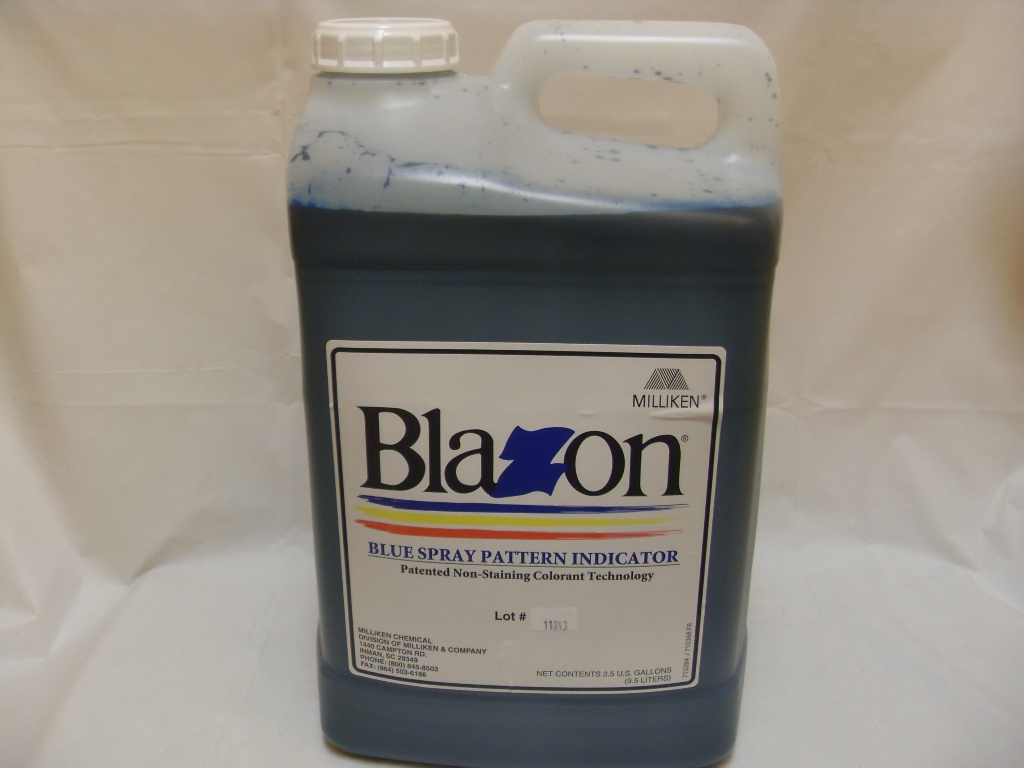 Blazon Blue Spray Indicator - no more blue finger - 2.5 gallons