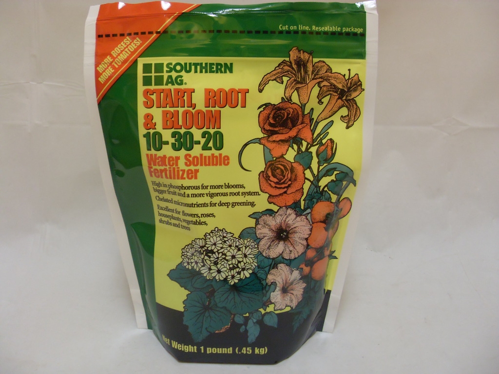 Start Root & Bloom 10-30-20 Water Soluble Fertilizer - 1 Lb